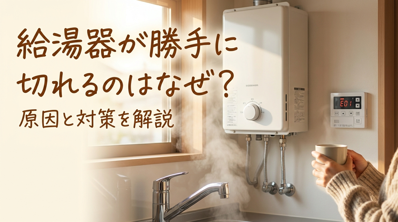 給湯器が勝手に切れるのはなぜ?