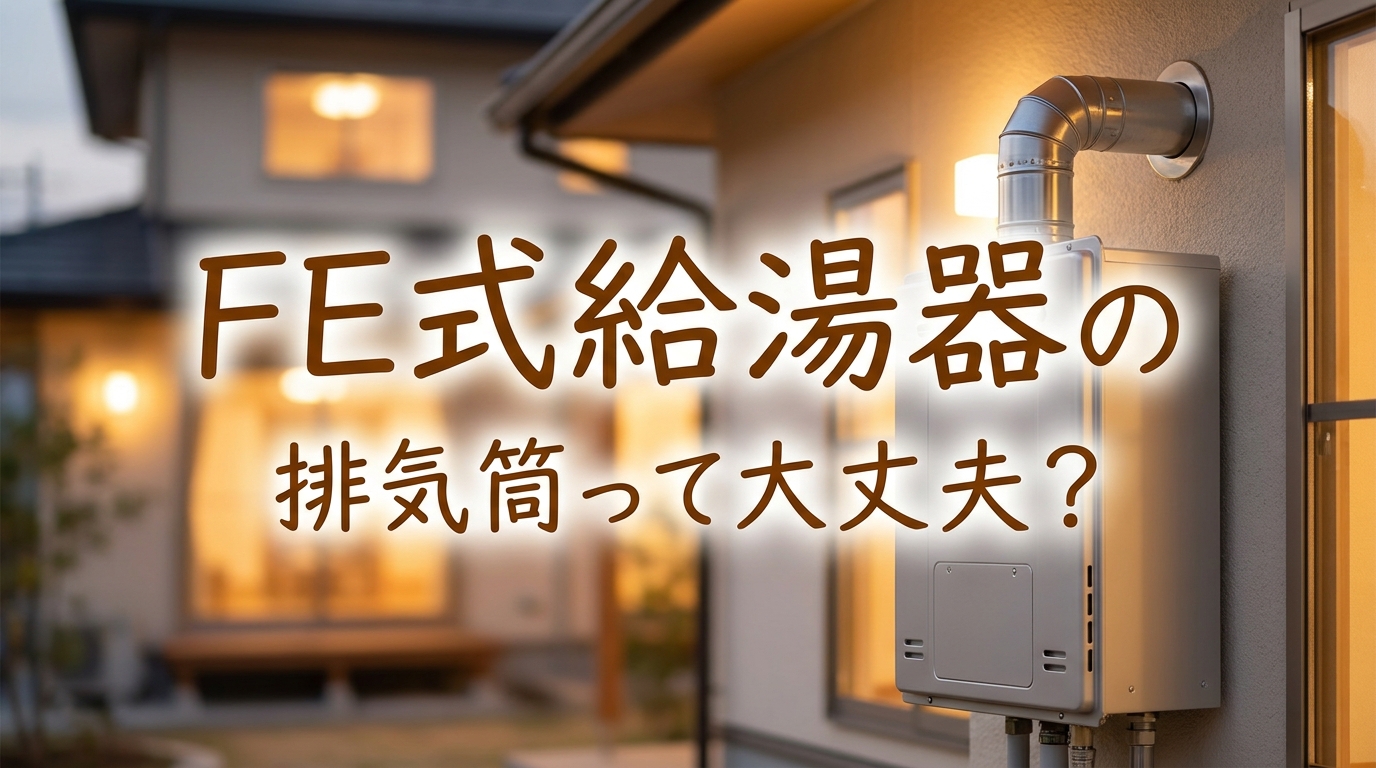 FE式給湯器の排気筒って大丈夫？