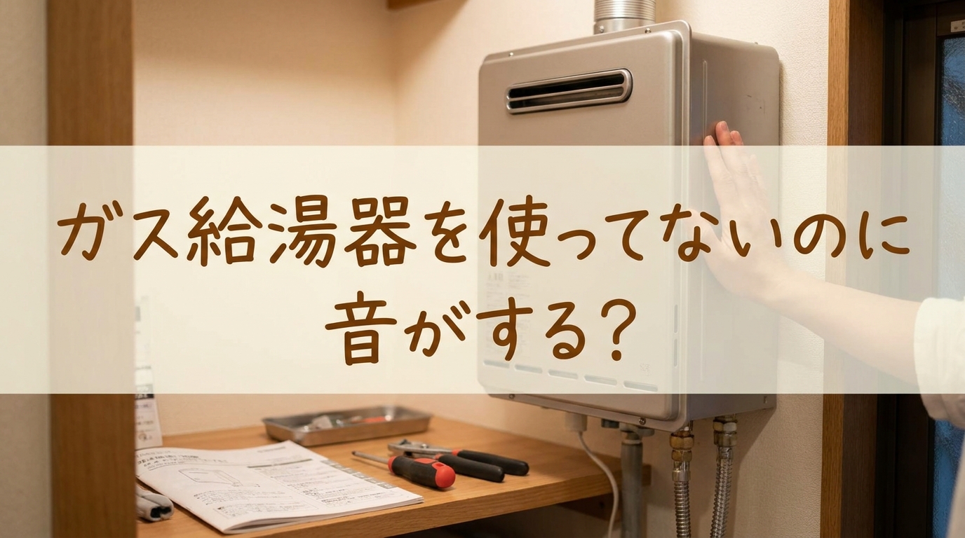 ガス給湯器を使ってないのに音がする?