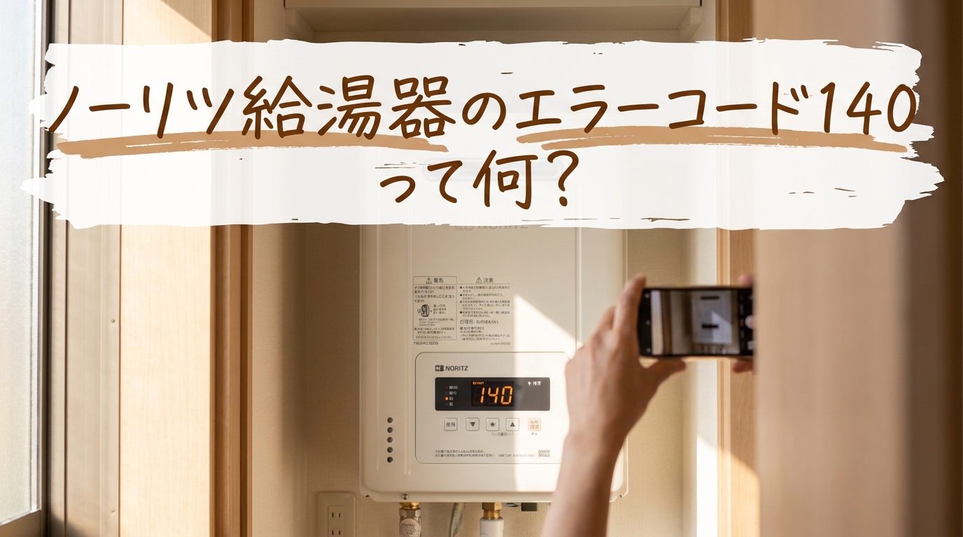 ノーリツ給湯器のエラーコード140って何?