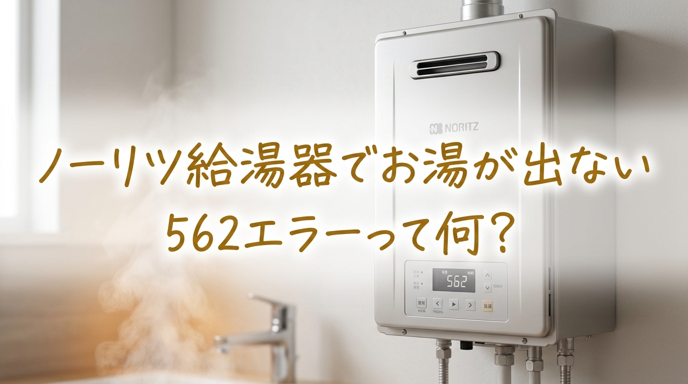 ノーリツ給湯器でお湯が出ない562エラーって何?