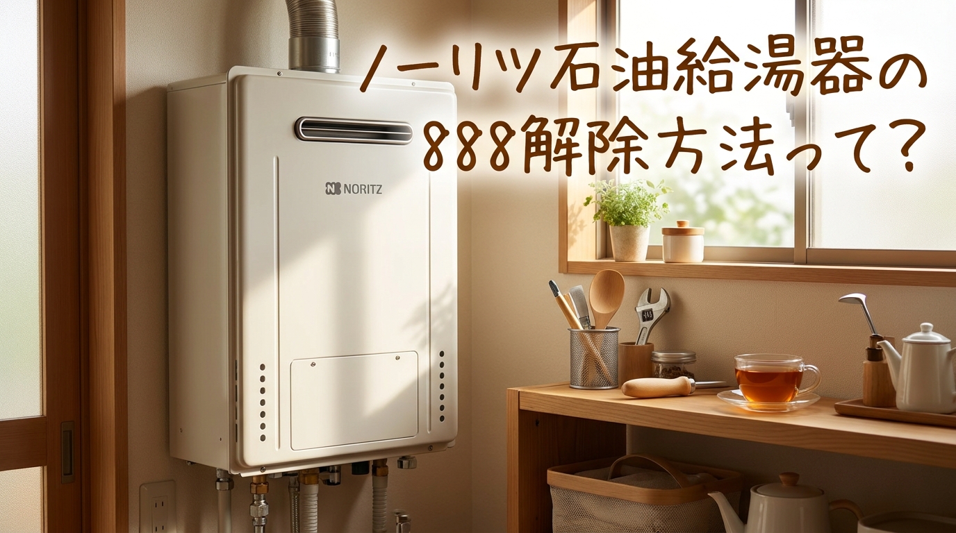 ノーリツ石油給湯器の888解除方法って?