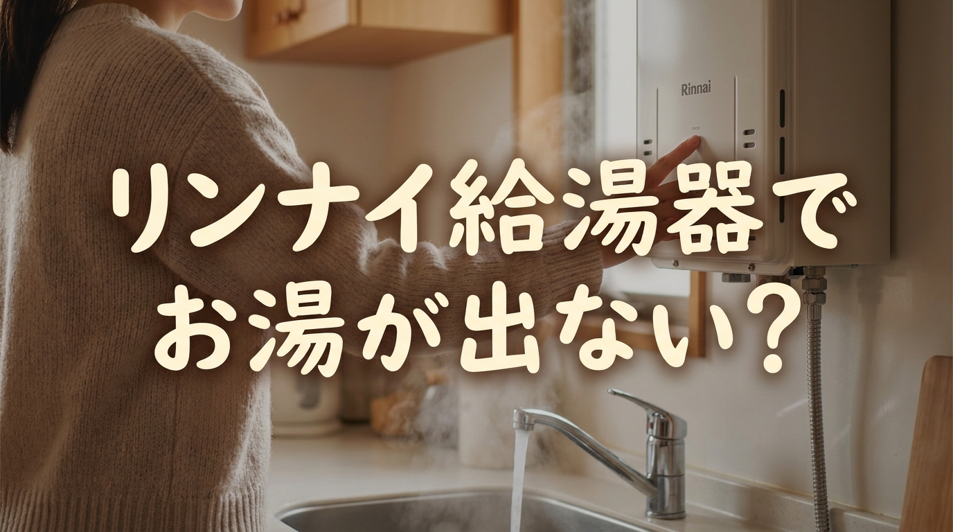 リンナイ給湯器でお湯が出ない?