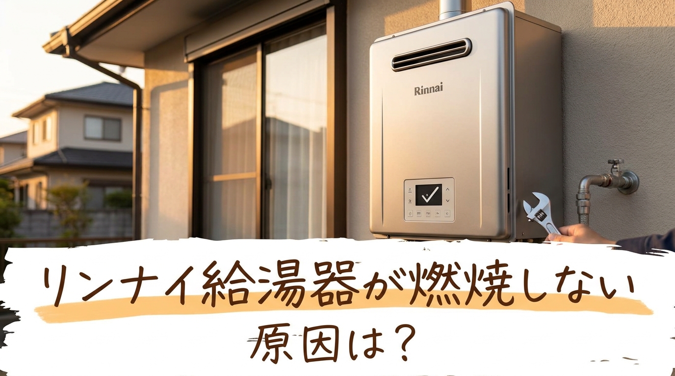 リンナイ給湯器が燃焼しない原因は?
