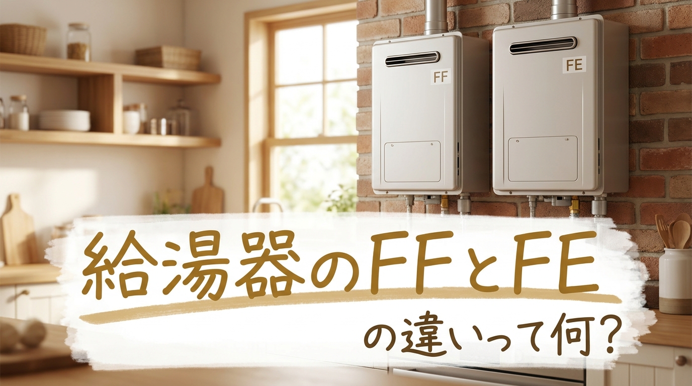 給湯器のFFとFEの違いって何?