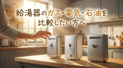 給湯器のガス・電気・石油を比較したい方へ