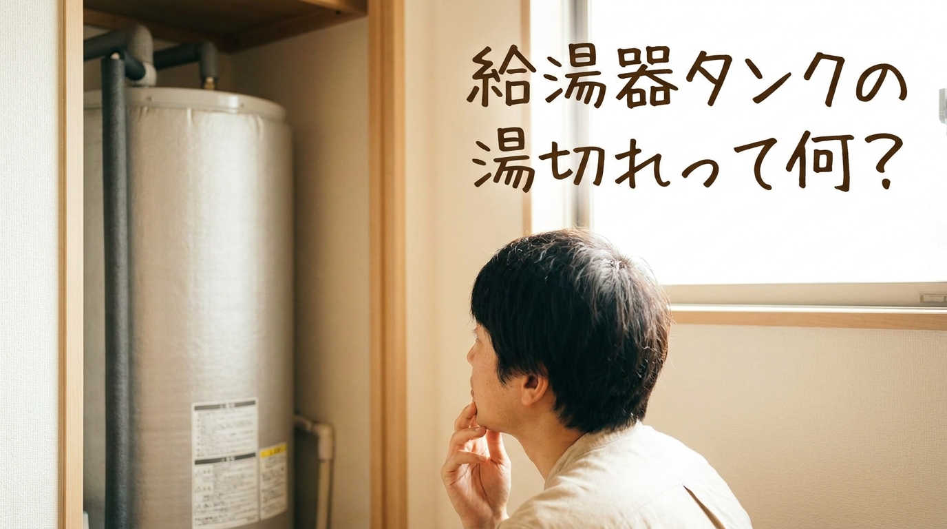 給湯器タンクの湯切れって何?