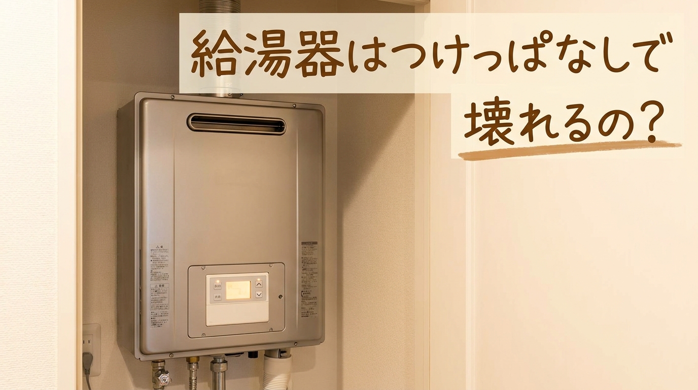 給湯器はつけっぱなしで壊れるの?