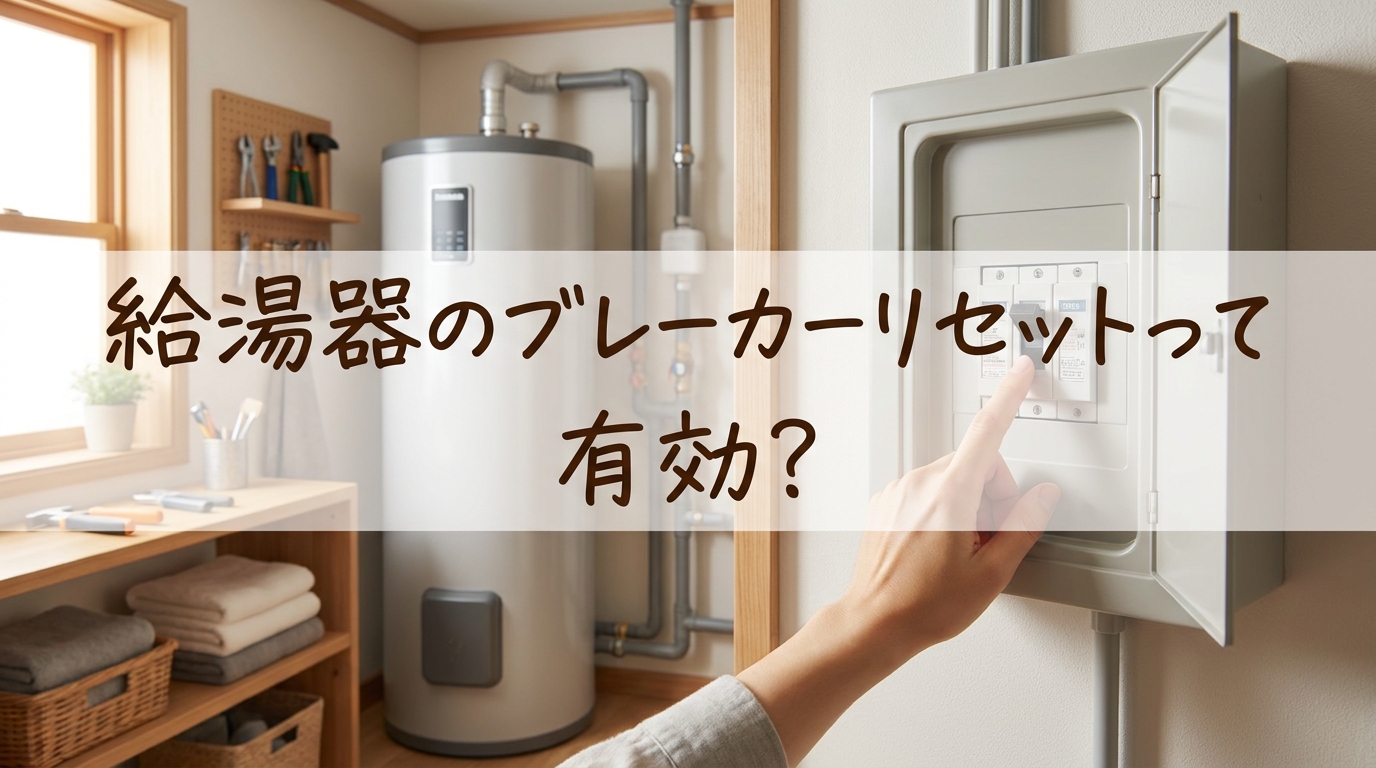 給湯器のブレーカーリセットって有効?