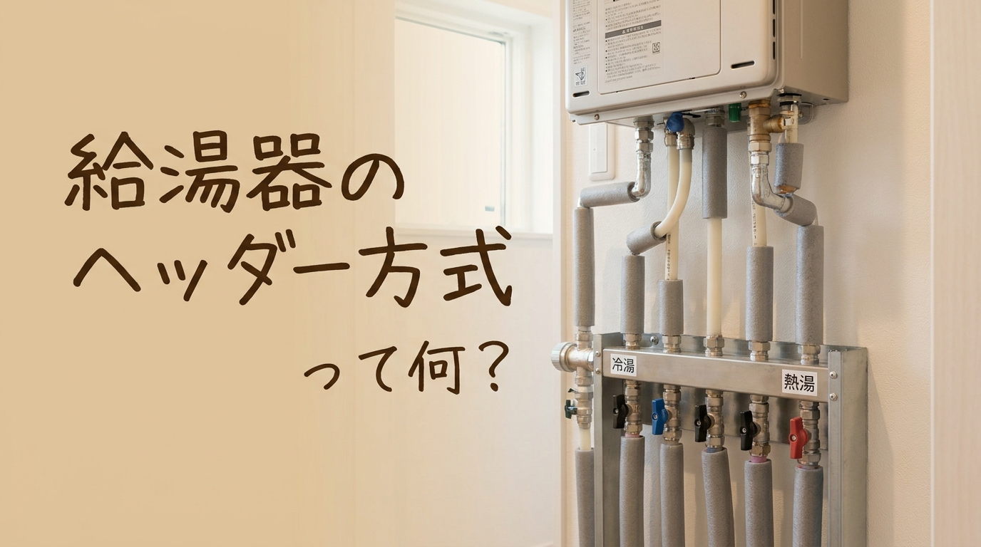 給湯器のヘッダー方式って何?