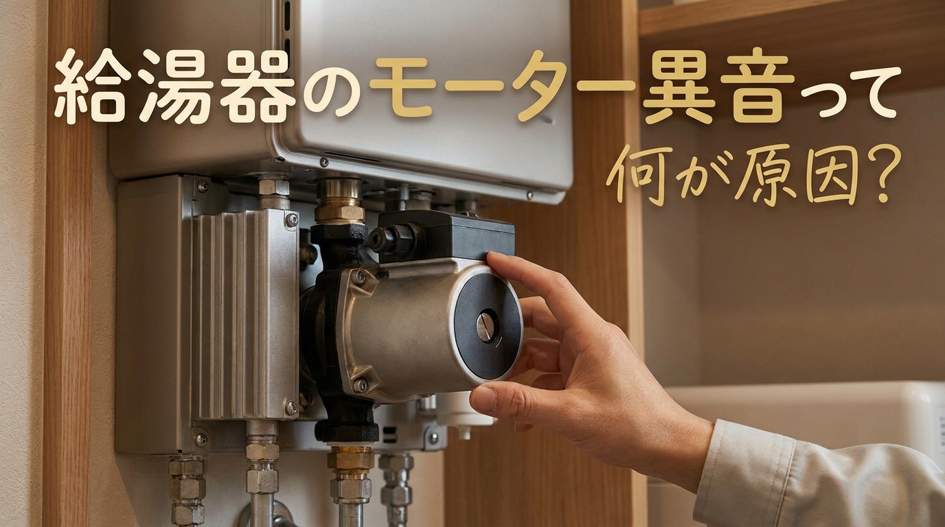 給湯器のモーター異音って何が原因?