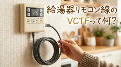 給湯器リモコン線のVCTFって何？