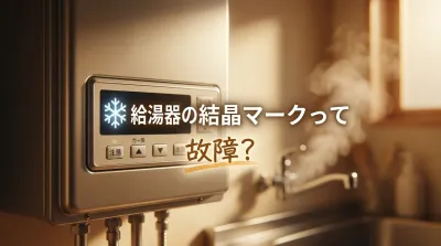 給湯器の結晶マークって故障？