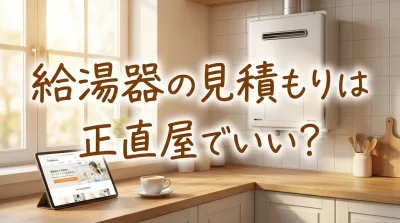 給湯器の見積もりは正直屋でいい？