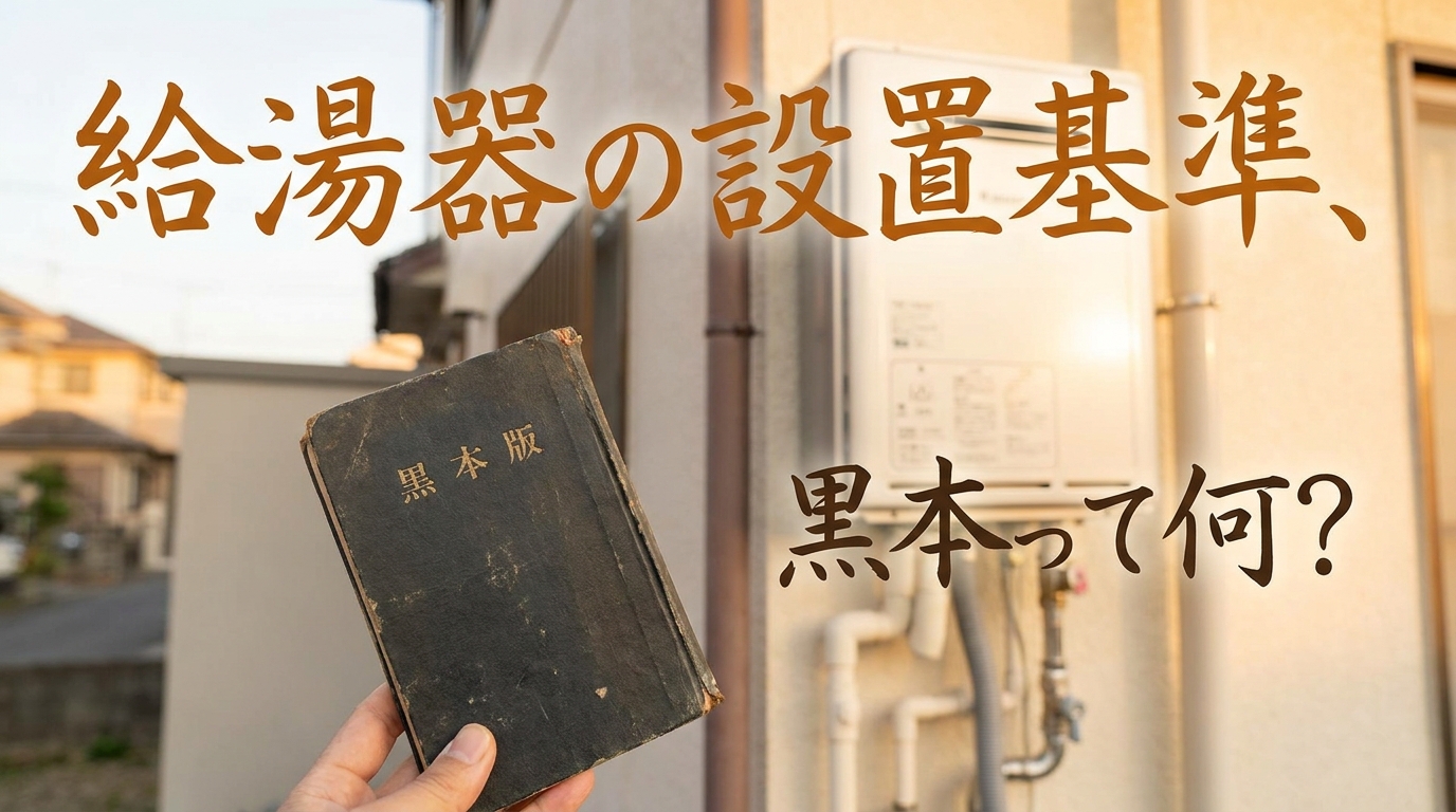 給湯器の設置基準、黒本って何?