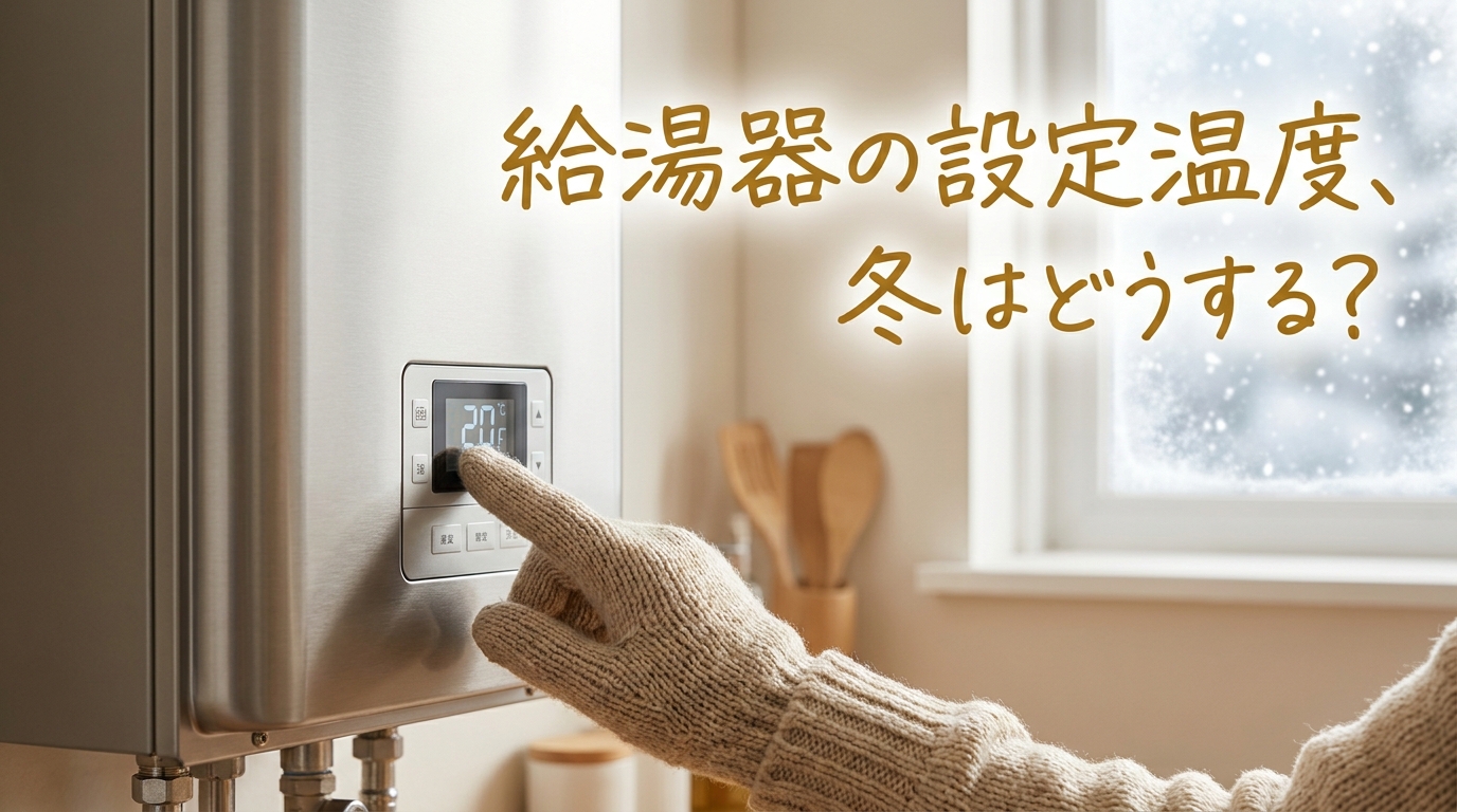 給湯器の設定温度、冬はどうする?