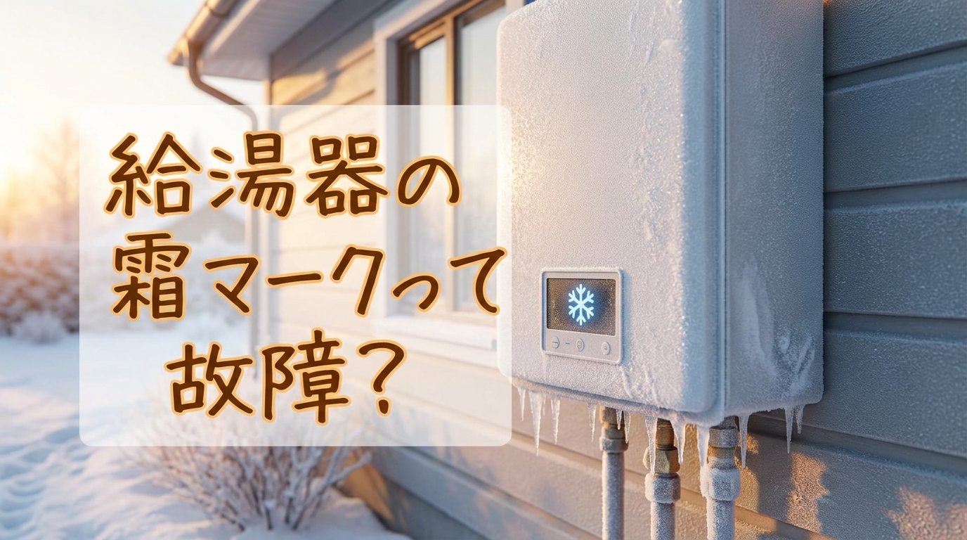 給湯器の霜マークって故障?