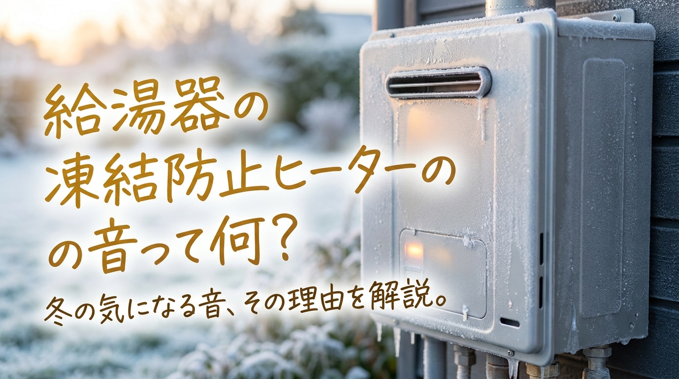 給湯器の凍結防止ヒーターの音って何?