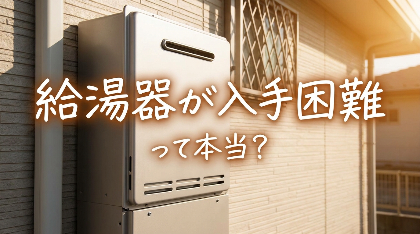 給湯器が入手困難って本当?