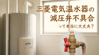 三菱電気温水器の減圧弁不具合って本当に大丈夫？