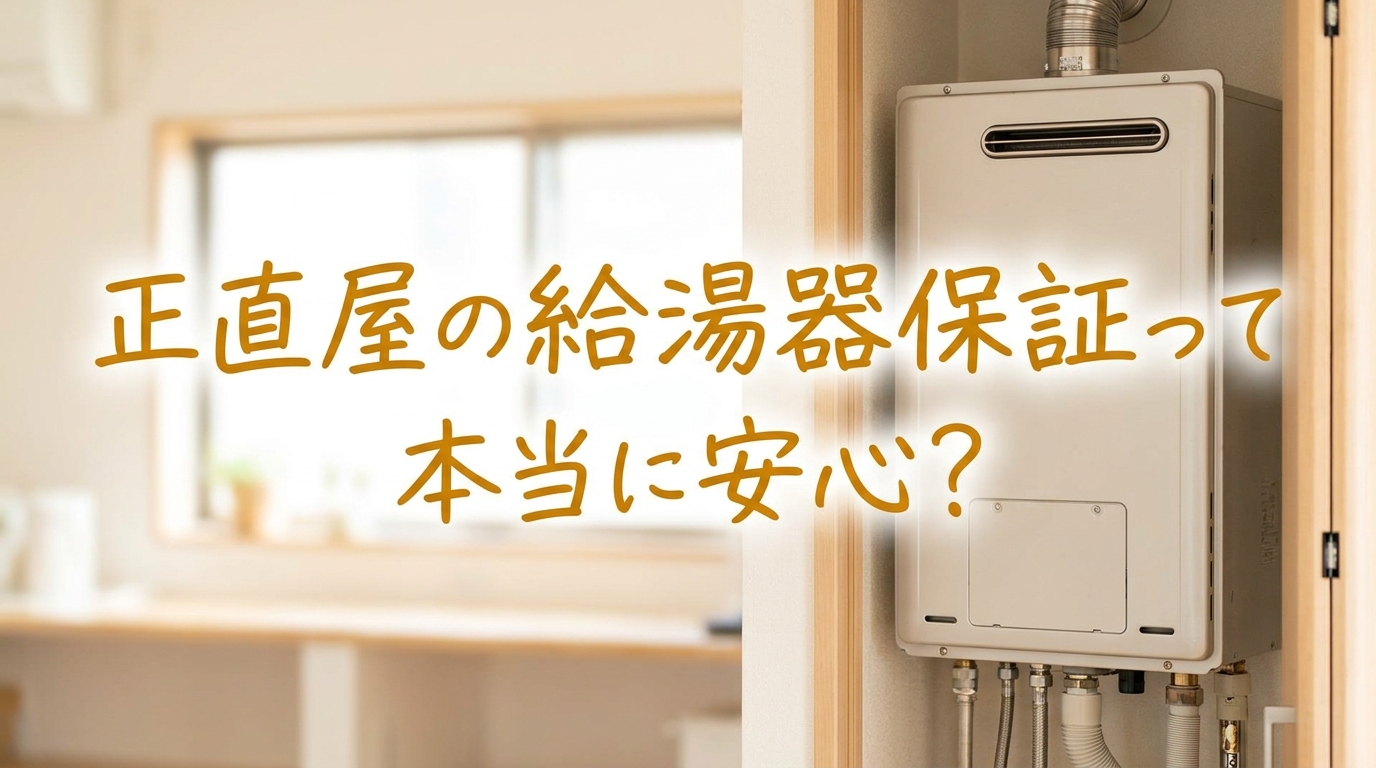 正直屋の給湯器保証って本当に安心?