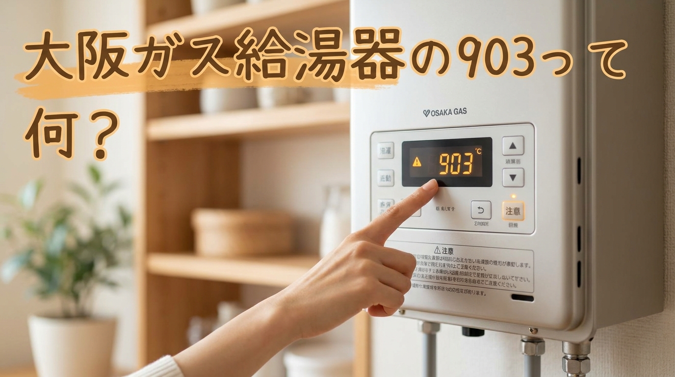 大阪ガス給湯器の903って何？