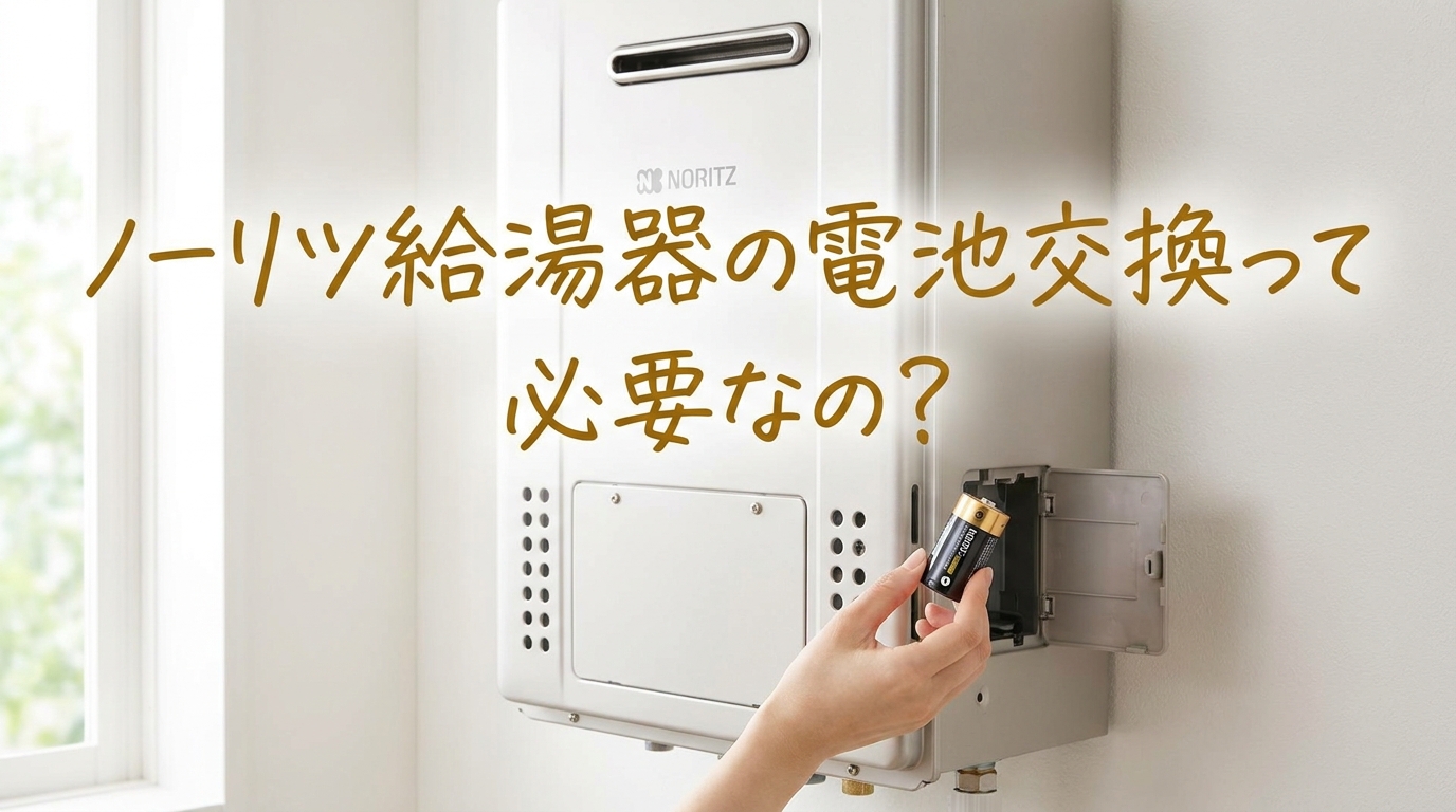ノーリツ給湯器の電池交換って必要なの?