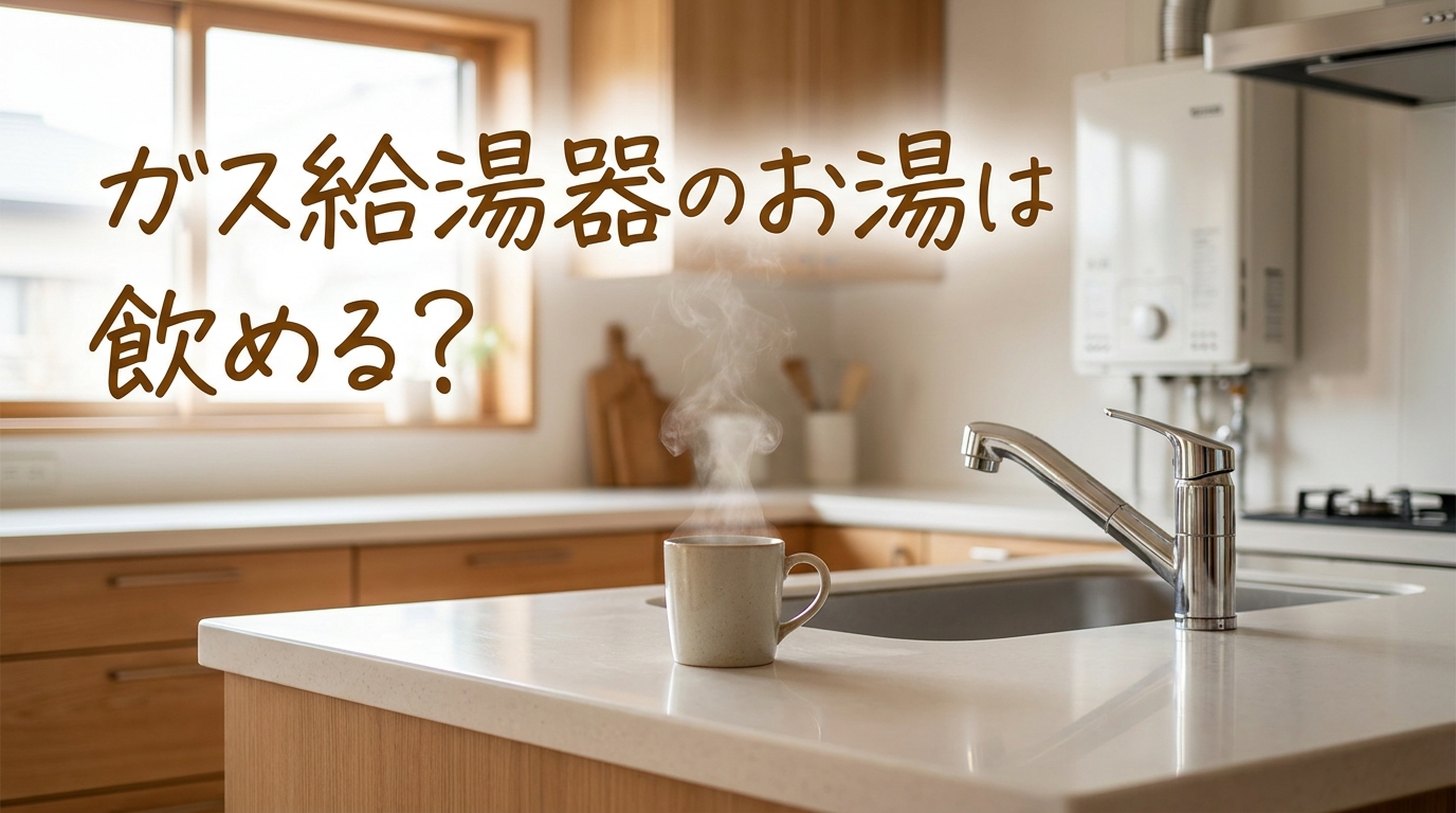 ガス給湯器のお湯は飲める?