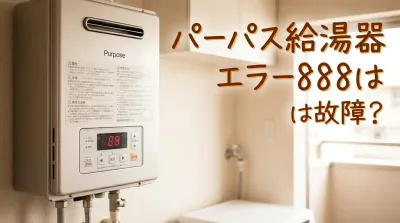 パーパス給湯器エラー888は故障？