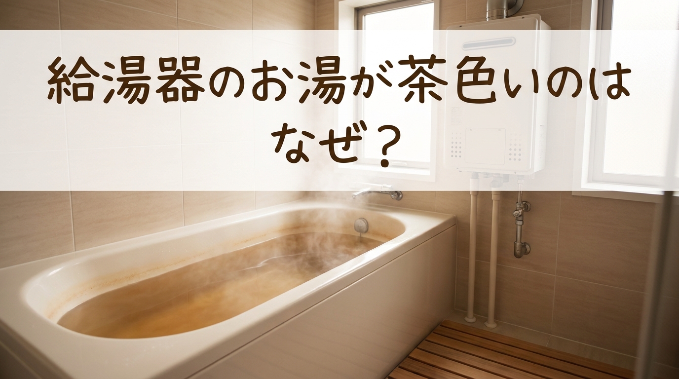 給湯器のお湯が茶色いのはなぜ？