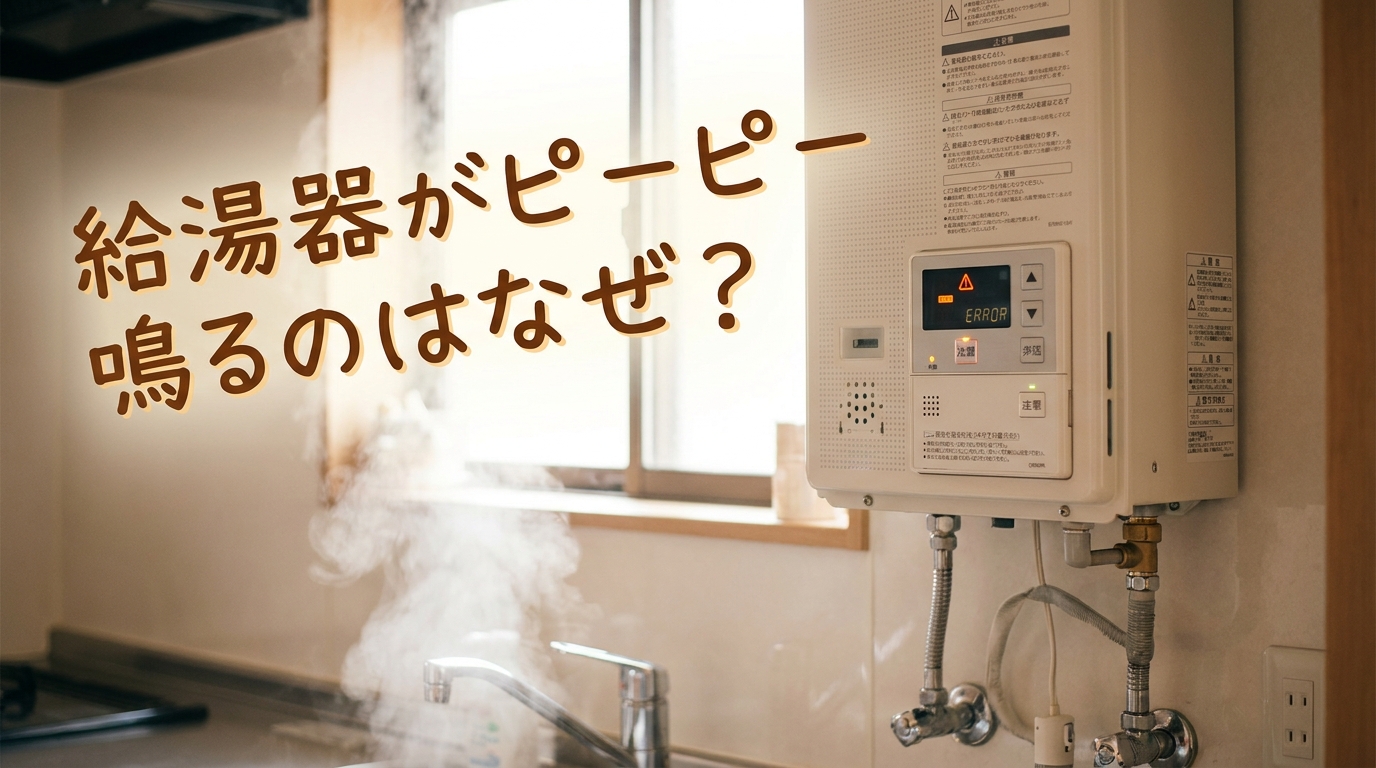 給湯器がピーピー鳴るのはなぜ?