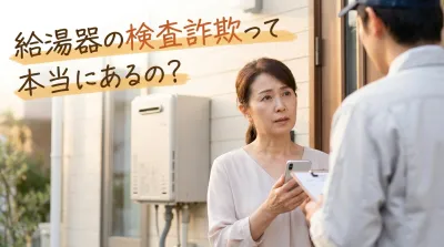 給湯器の検査詐欺って本当にあるの?
