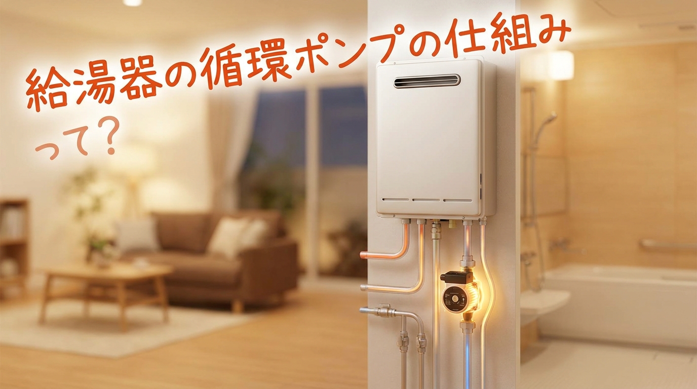 給湯器の循環ポンプの仕組みって?