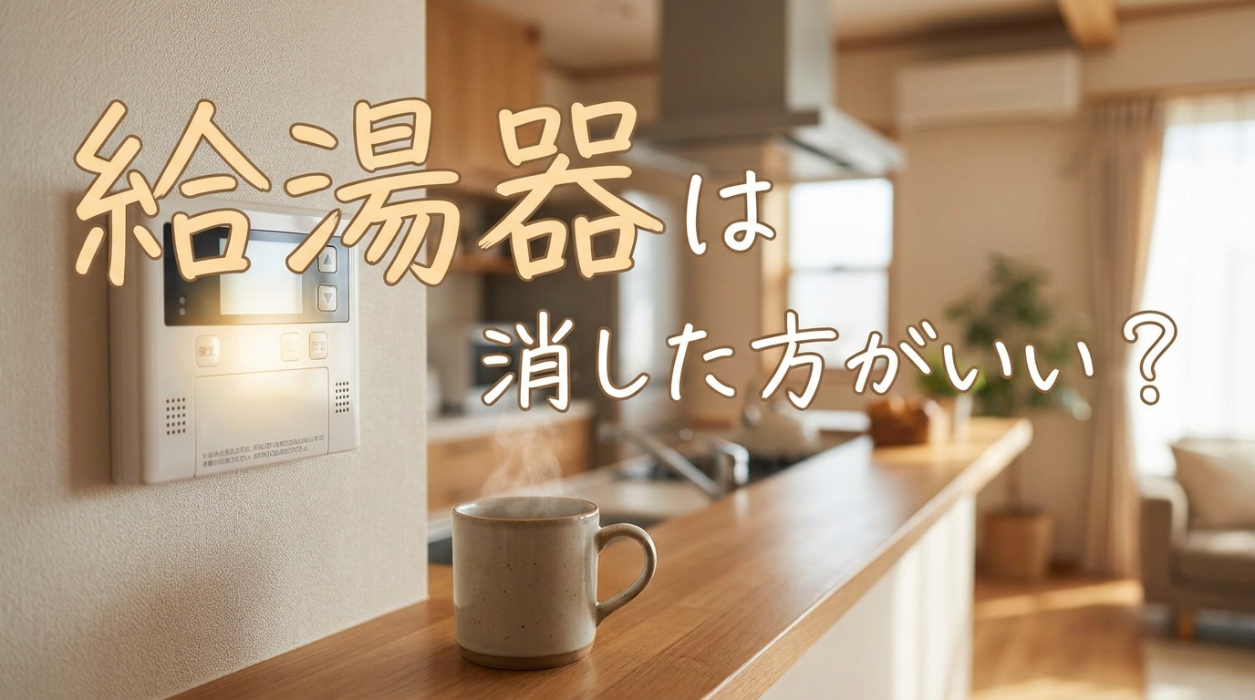 給湯器は消した方がいい?