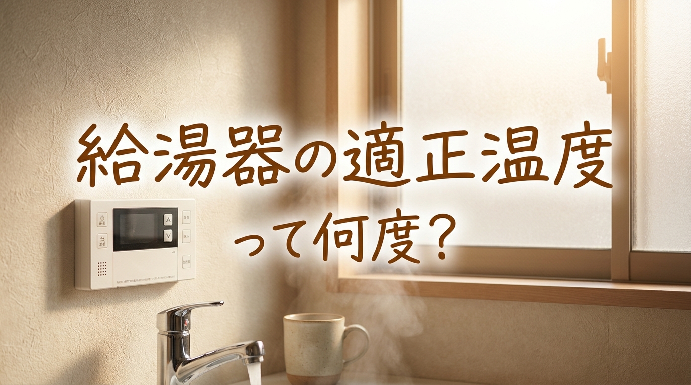 給湯器の適正温度って何度?