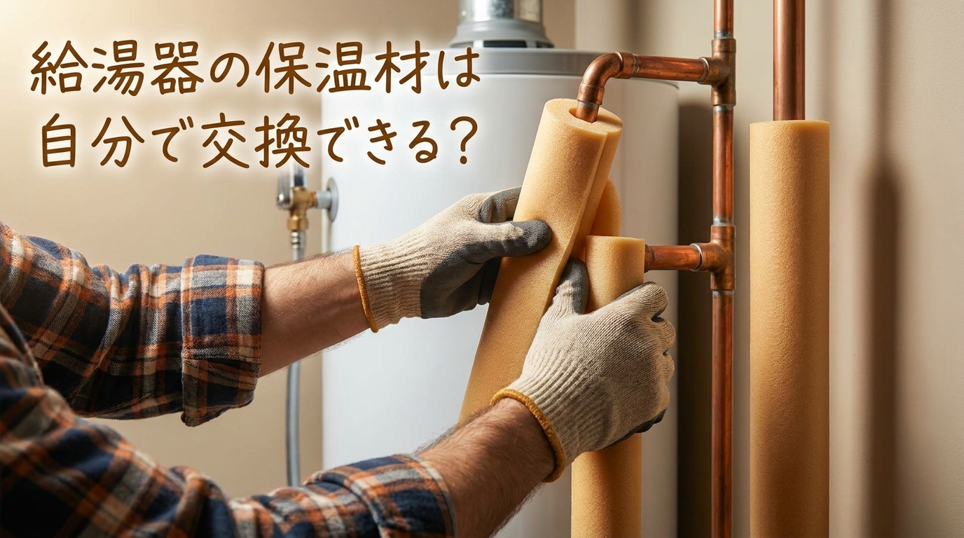 給湯器の保温材は自分で交換できる?
