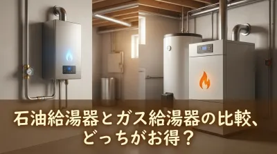 石油給湯器とガス給湯器の比較、どっちがお得？