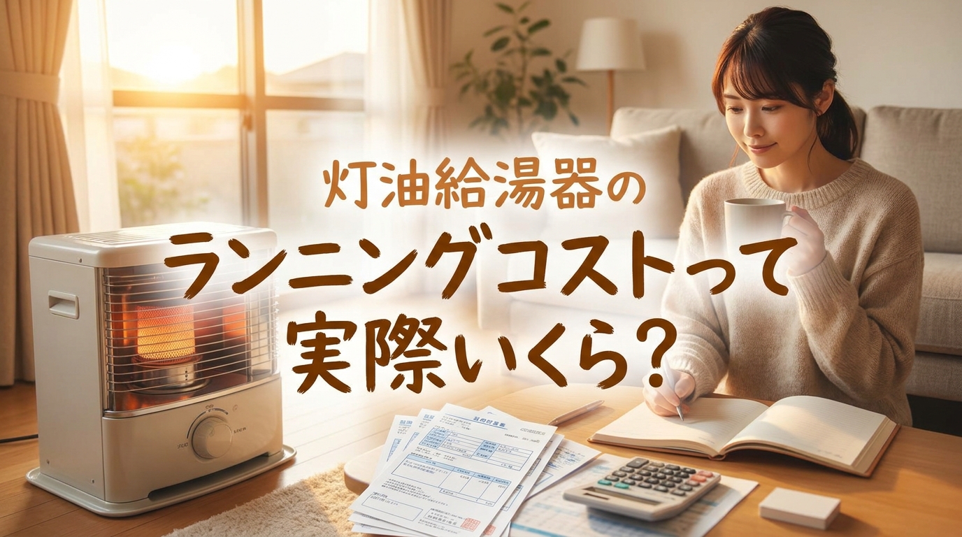 灯油給湯器のランニングコストって実際いくら?