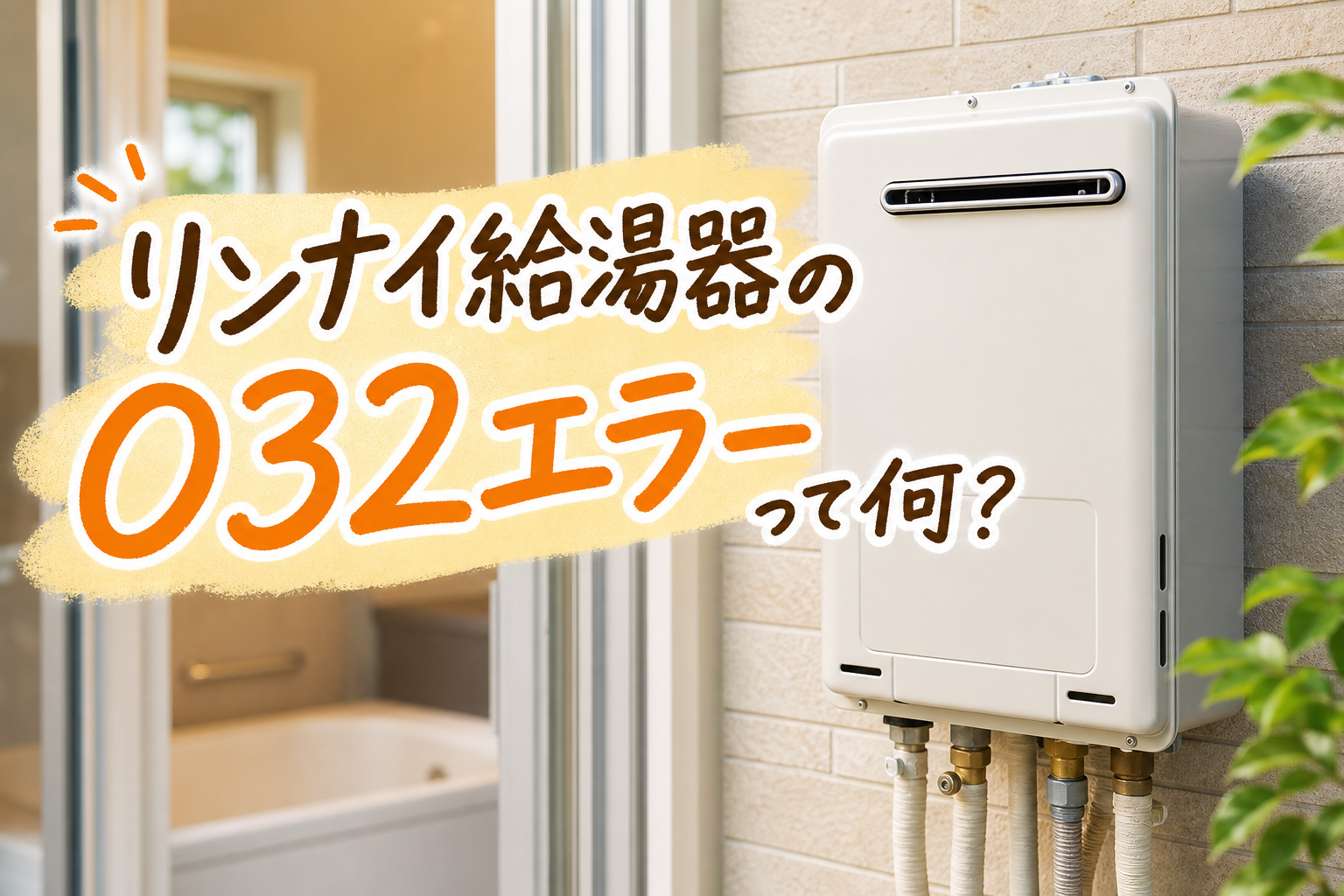 リンナイ給湯器の032エラーって何?