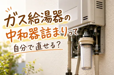 ガス給湯器の中和器詰まりって自分で直せる？