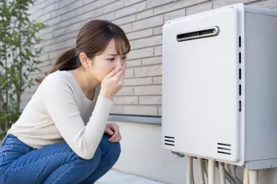 リンナイの給湯器がガス臭い時はどうすればいい？
