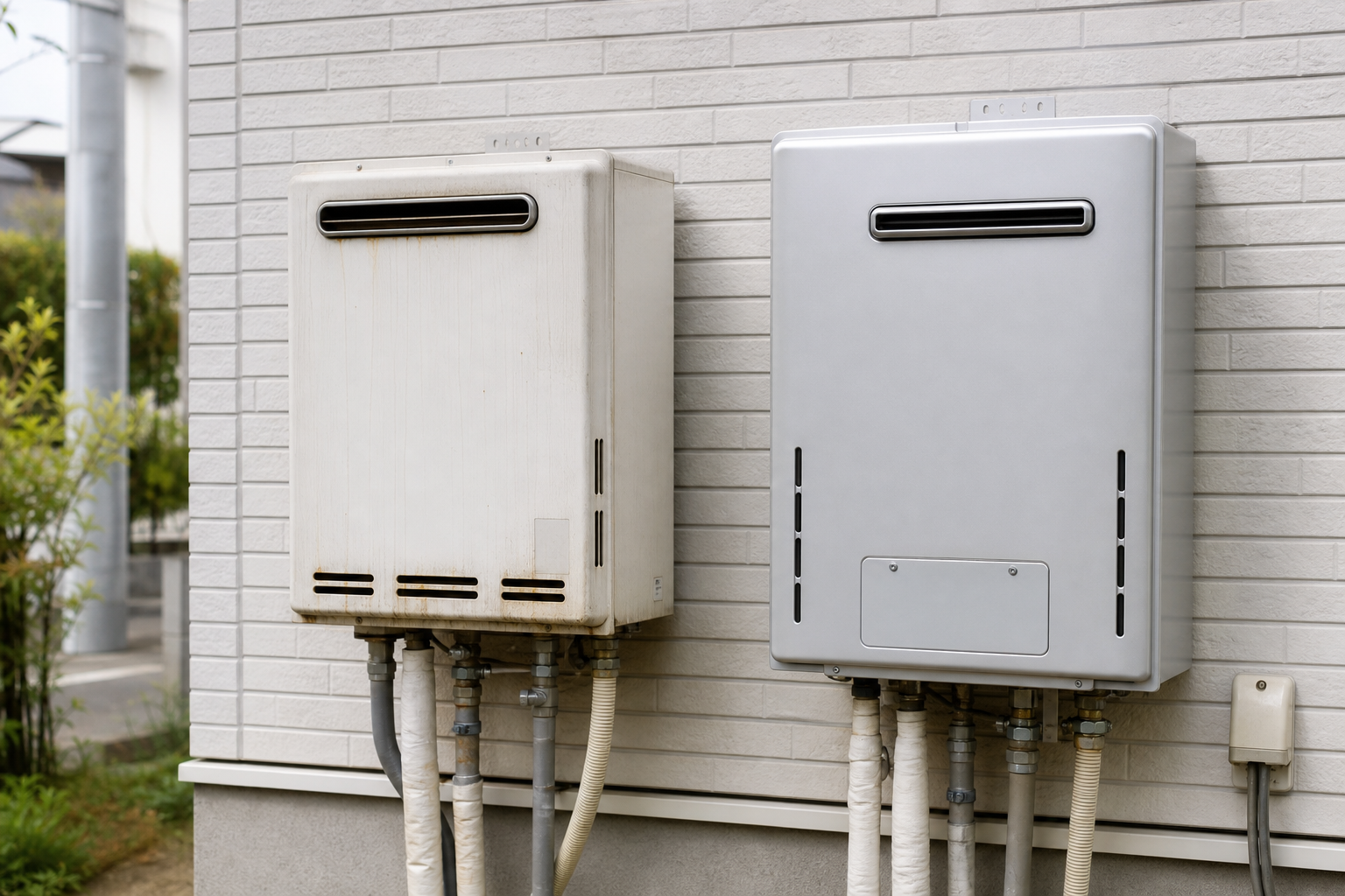 給湯器が20年前のものだと燃費はどれだけ悪いの？