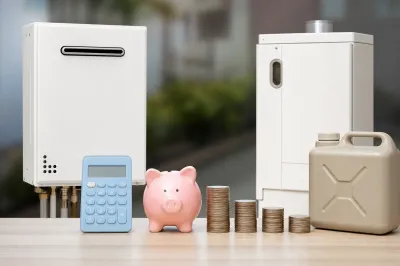 給湯器のガスと灯油のランニングコスト、どっちが安い？