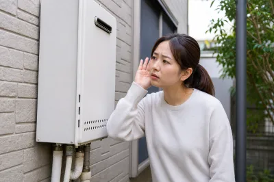 給湯器のボー音って大丈夫？