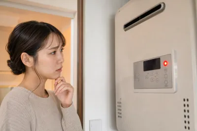給湯器の赤ランプ点滅、解除方法がわからなくて困っていませんか？