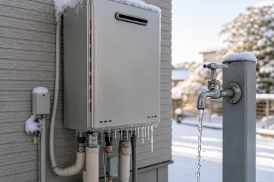 給湯器の凍結を防ぐには水を出しっぱなしにすべき？