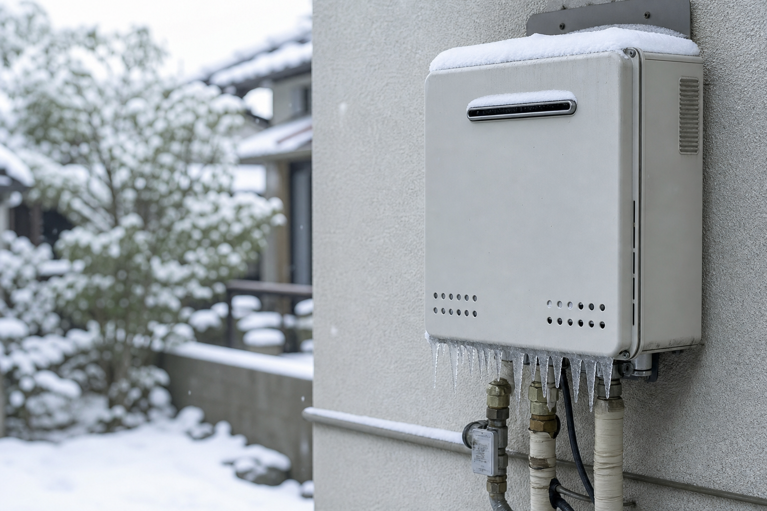 給湯器の凍結防止、ノーリツはどこまで守ってくれる?