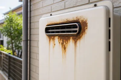 給湯器の排気口にサビが出てきたら大丈夫？