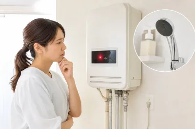 給湯器が点滅してお湯が出ない時はどうする？