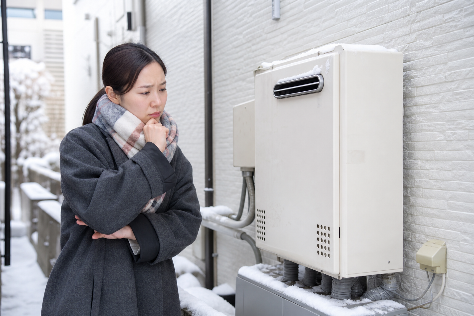 冬に給湯器の電源が落ちる原因と対処法は?